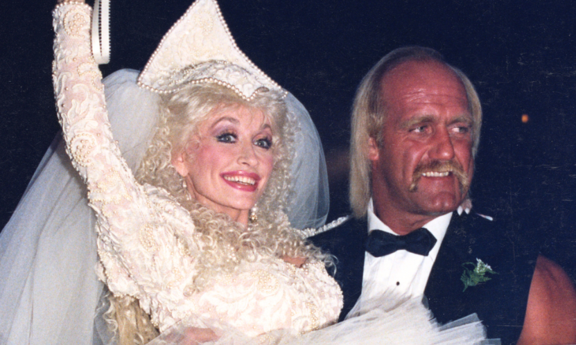 Throwback To When Dolly Parton Married Hulk Hogan On TV