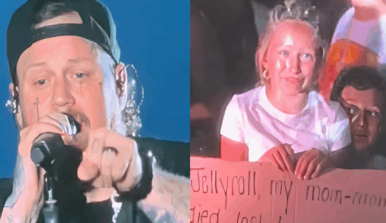 [WATCH] Jelly Roll Breaks Down On Stage After Reading Young Girl’s Tragic Sign