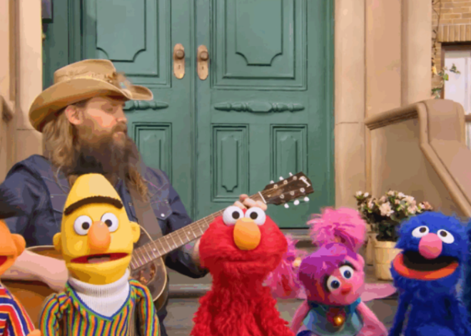 Elmo Sings With His Friend, Chris Stapleton, On ‘Sesame Street’