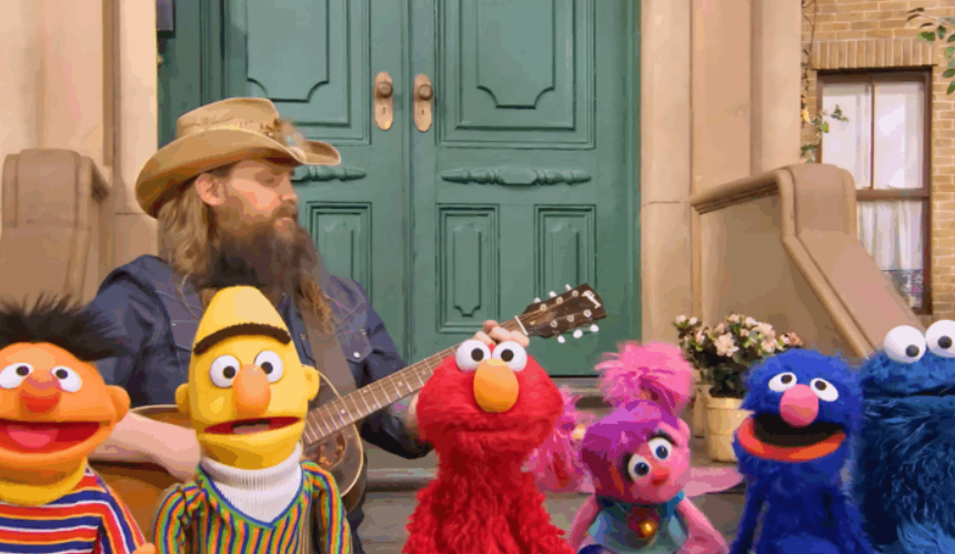 Elmo Sings With His Friend, Chris Stapleton, On ‘Sesame Street’