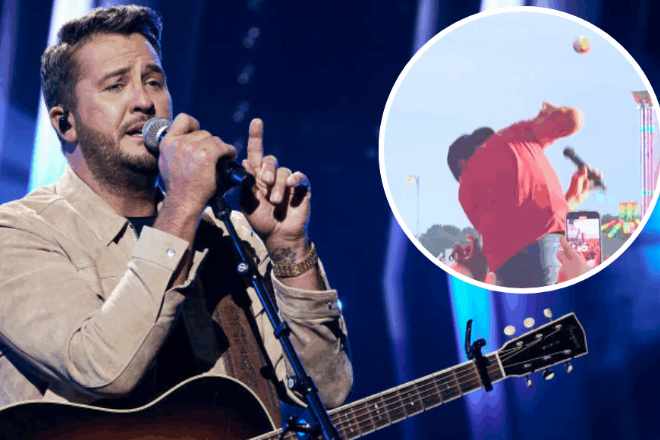Luke Bryan Responds To Fan Who Hit Him In The Face During Recent Concert, “One Person Took It Too Far”