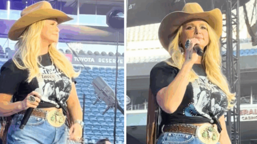 Miranda Lambert’s Skirt Becomes Talk Of The Town While Opening For Morgan Wallen
