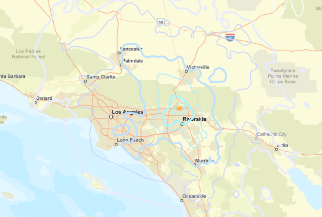 4.3 Magnitude Earthquake Strikes Southern California