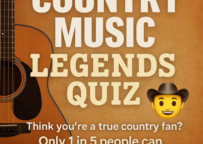 Country Music Legends Quiz
