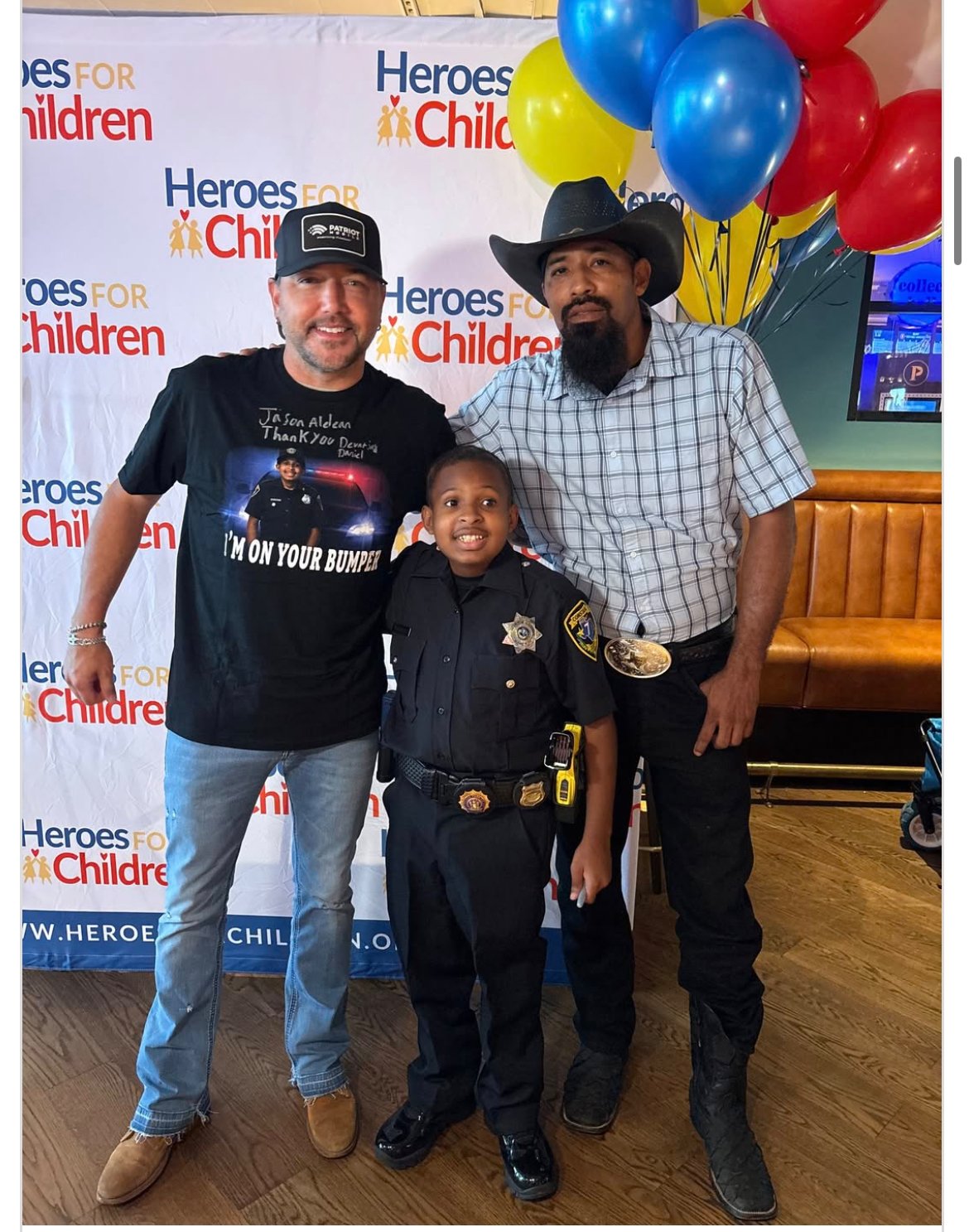 Jason aldean childhood charity cancer