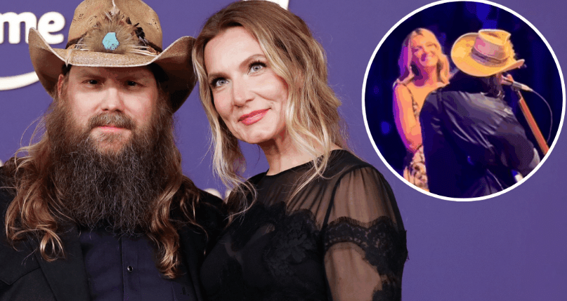 [Watch] Chris Stapleton Serenades His Wife Morgane In A Sweet Onstage Moment