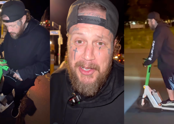Jelly Roll Rides A Scooter For The First Time In A Decade After Losing 200 Pounds [WATCH]