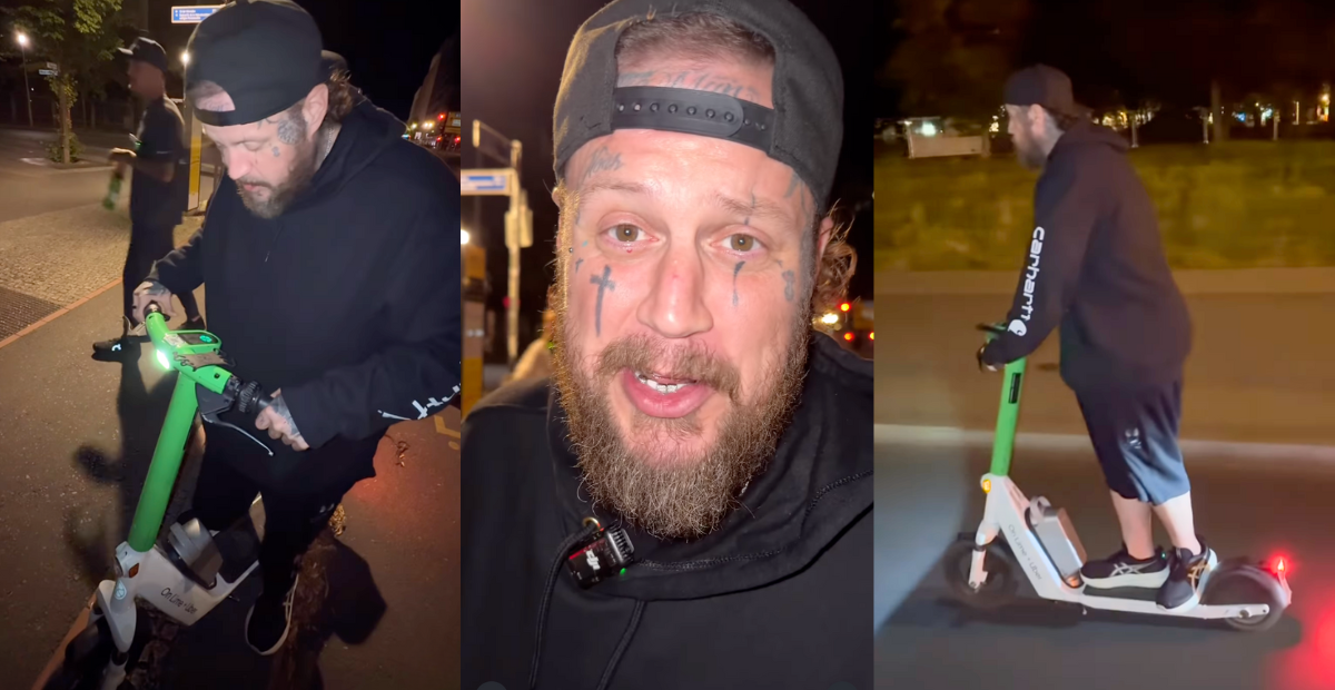 Jelly Roll Rides A Scooter For The First Time In A Decade After Losing 200 Pounds [WATCH]