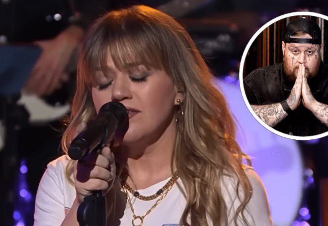 Kelly Clarkson Makes Jelly Roll Cry With Cover Of “Save Me”