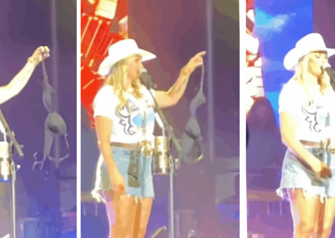 Fan Throws Bra At Miranda Lambert On Stage – See Her Reaction