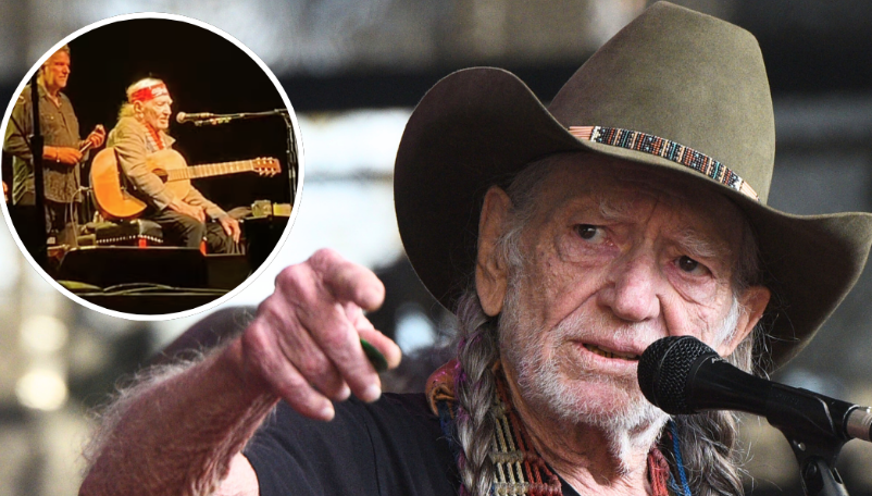 Country Legend Willie Nelson Stuns Fans With “Once-In-A-Lifetime” Moment On Stage