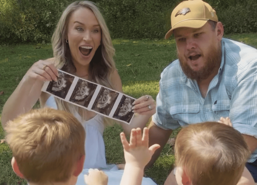 Luke Combs and Wife Nicole Announce Baby No. 3 with Sweet Family Video