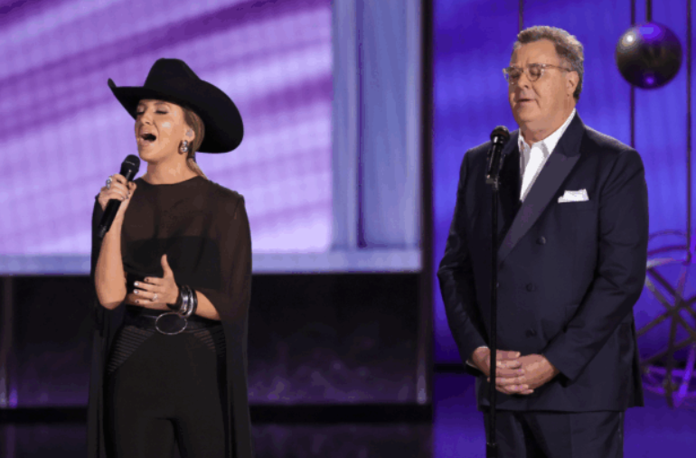 Vince Gill, Lainey Wilson Team Up For Emmy Awards In Memoriam Performance Of “Go Rest High On That Mountain”