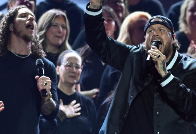 Brandon Lake & Jelly Roll Team Up For Powerful Dove Awards Performance