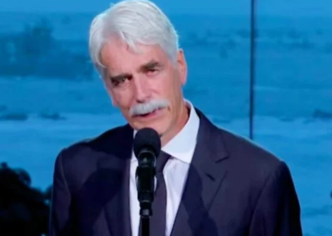 With Tears In His Eyes, Sam Elliott Recites WWII Survivor’s Account Of D-Day