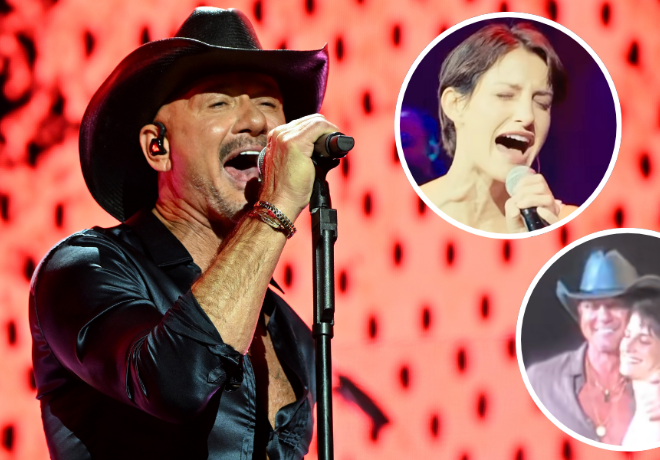 Tim McGraw Shares a Heartwarming Onstage Moment With His Daughter Audrey During a Surprise Performance