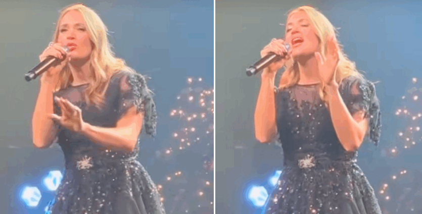 Carrie Underwood Makes Surprise Appearance At Her Church To Perform “O Holy Night” & “All Is Well”