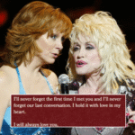 Dolly Parton with country music stars during her legendary career.
