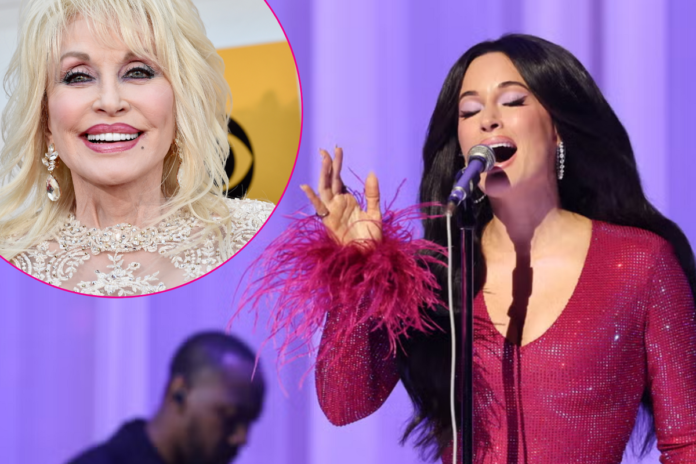 Kacey Musgraves pays tribute to Dolly Parton at 2026 VMAs.