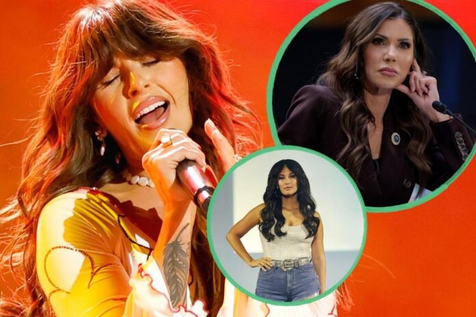 Ella Langley caught in Kristi Noem and Kacey Musgraves feud.